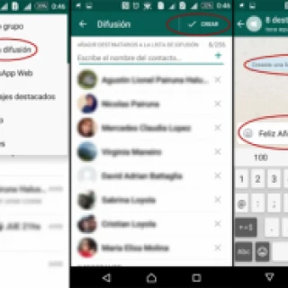 WhatsApp: ¿Cómo enviar un mensaje a varios contactos a la vez?