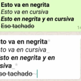 WhatsApp: Cómo poner negrita, cursiva y tachar palabras