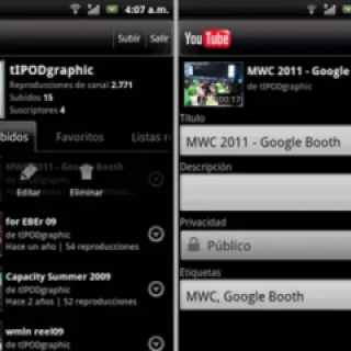 Youtube actualiza su interfaz para Android